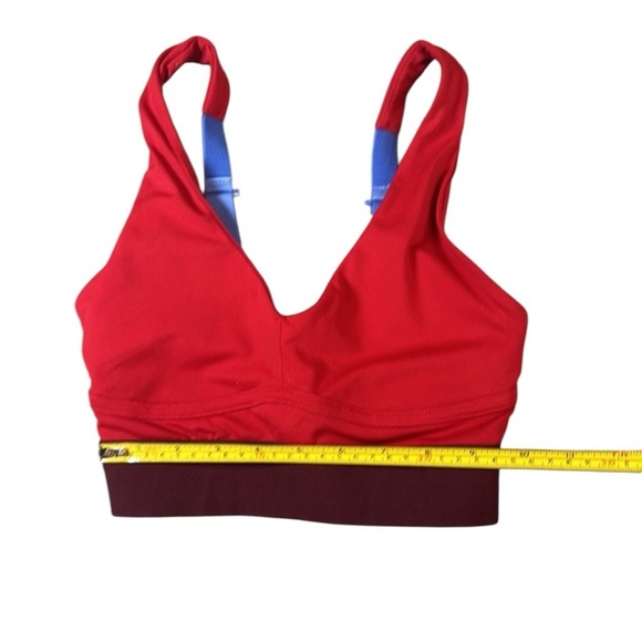 Fabletics All Day Everyday Red and Blue X Back Sports Bra XXS - Picture 11 of 11